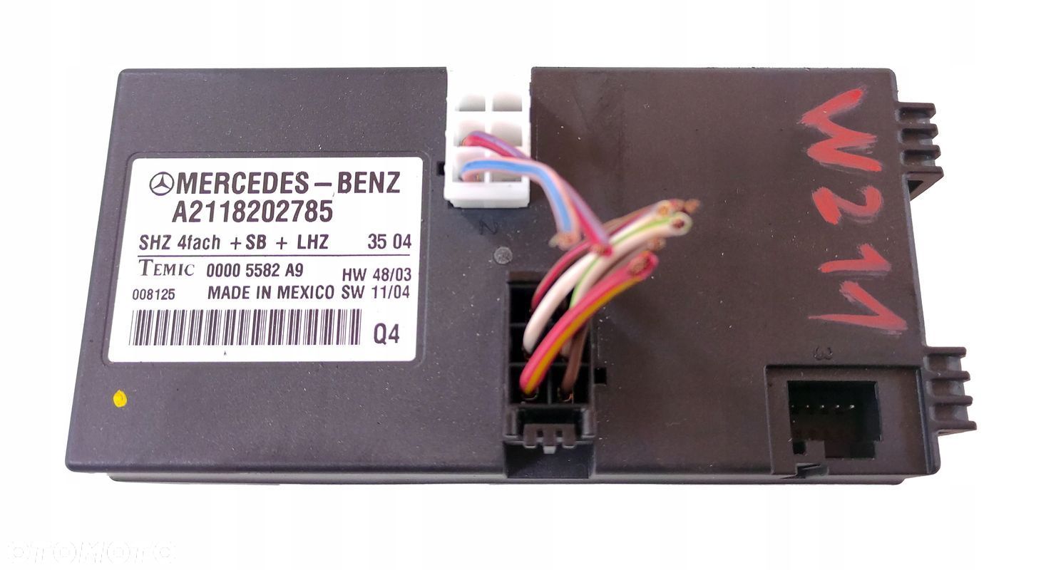 MERCEDES W211 02-09R MODUŁ FOTELA LEWEGO SCS - 1