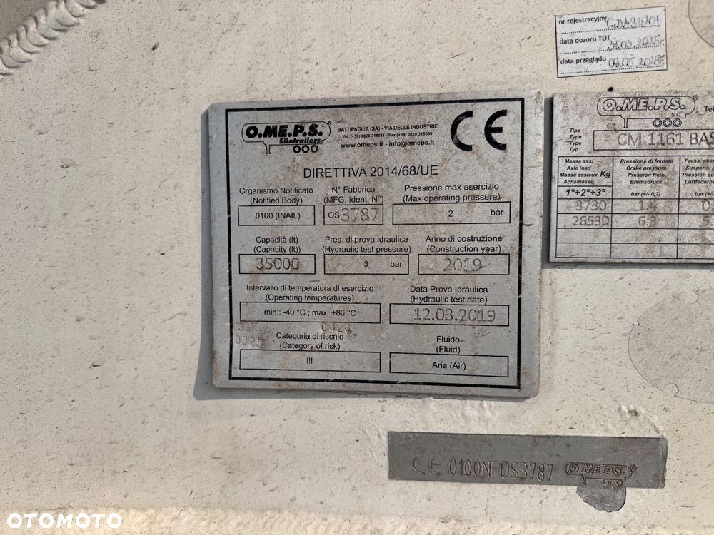 Feldbinder OMEPS CM 35 cementonaczepa beczka - 10