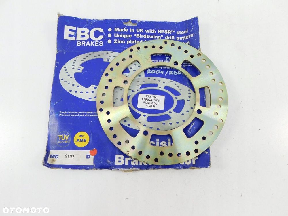 HONDA XRV 750 AFRICA TWIN RD07 TARCZ HAMULCOWA PRZÓD NOWA - 1