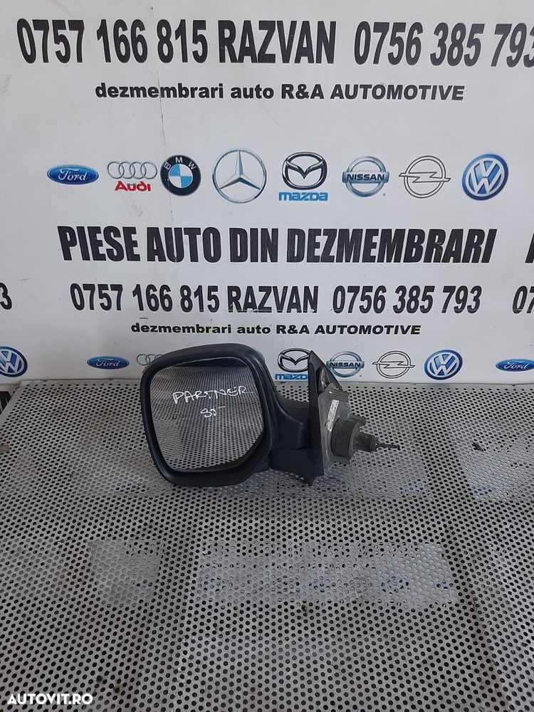 Oglinda Stanga Manuala Peugeot Partner Model Pana In 2010 Vandut De Firma Cu Garantie - 2