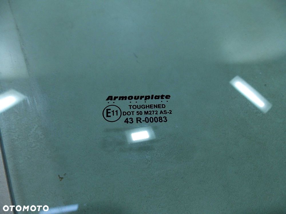 AUDI A6 C7 LIFT 14-18 SZYBA DRZWI PRZOD PRAWA 43R-00083 ARMOURPLATE TOUGHENED DOT 50M272 AS2 - 5