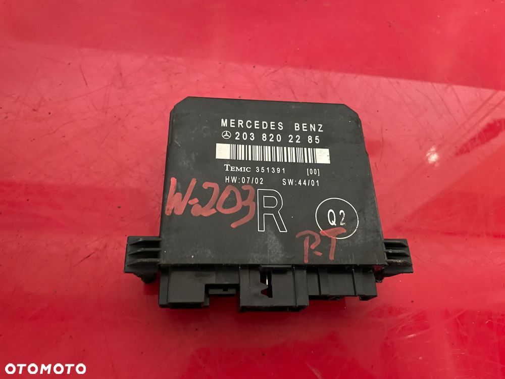 MERCEDES W203 MODUŁ DRZWI PRAWY TYŁ 2038202285d - 3