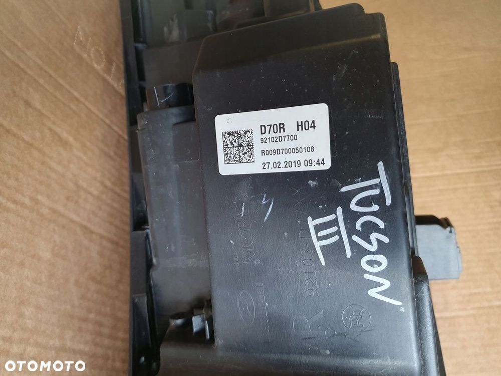 HYUNDAI TUCSON III lift lampa prawa 92102D7700 KOMPLETNA ORYGINALNA EUR - 3