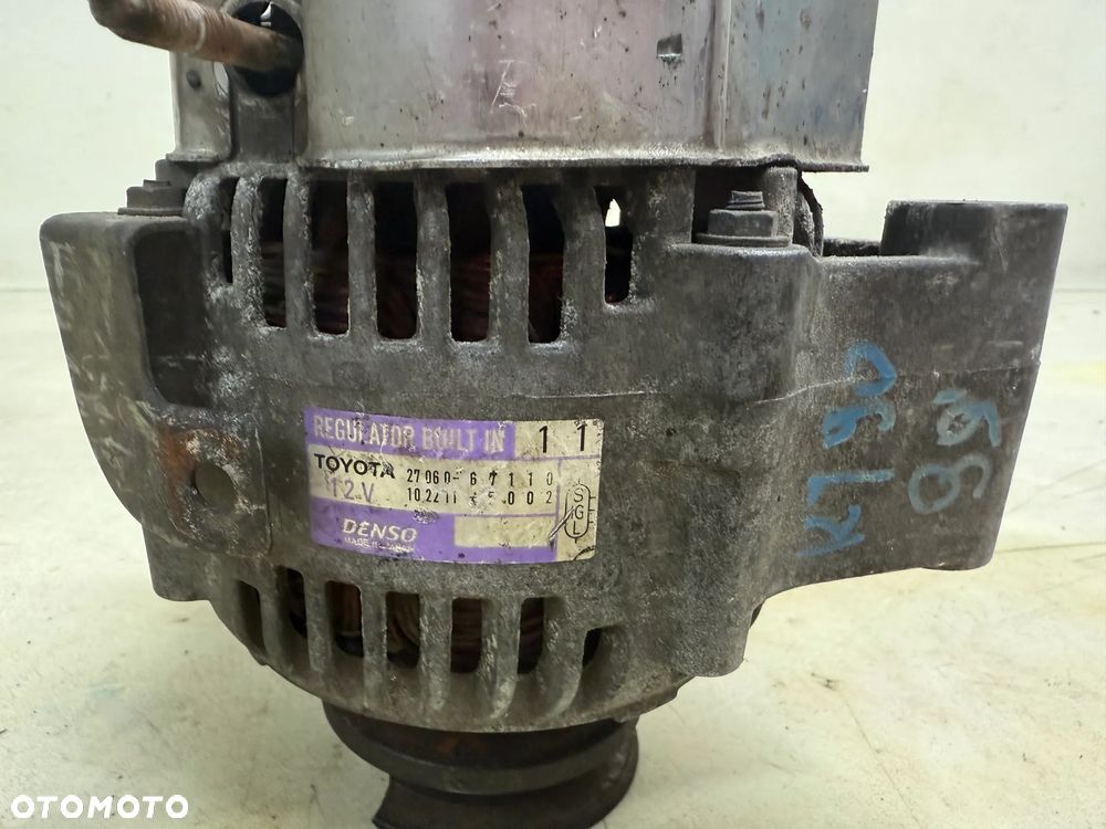 Alternator Toyota Land Cruiser KJ90 - 27060-67110 - ORYGINALNY - 3