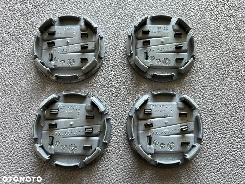 Oryginalne 4x Dekielki Seat do Felg Logo Seat Leon, Ateca, Exeo, Tarraco - 56 mm / 52 mm - Stan idealny - 2