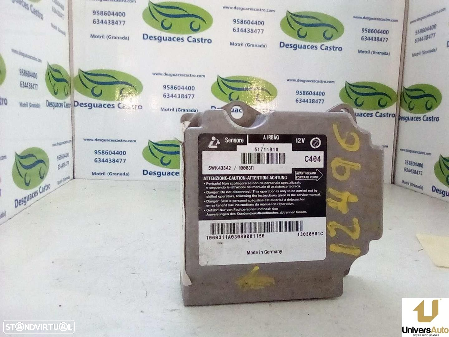 CENTRALINA AIRBAG FIAT STILO 2003 -51711816 - 3