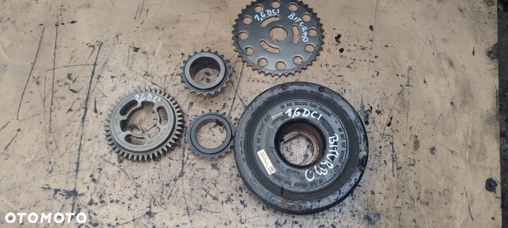 RENAULT 1,6DCI BITRBO R9MD452 koło pasowe wału rozrządu zębate NISSAN OPEL - 3