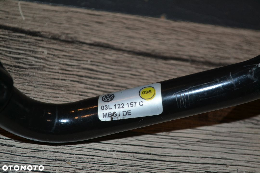 AUDI VW SEAT SKODA 2,0 TDI CR PRZEWÓD METALOWY WODY RURKA 03L122157C - 3