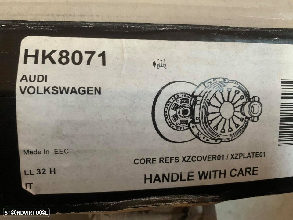 Kit embraiagem Volkswagen Golf I e II Polo I Jetta I e II - 3