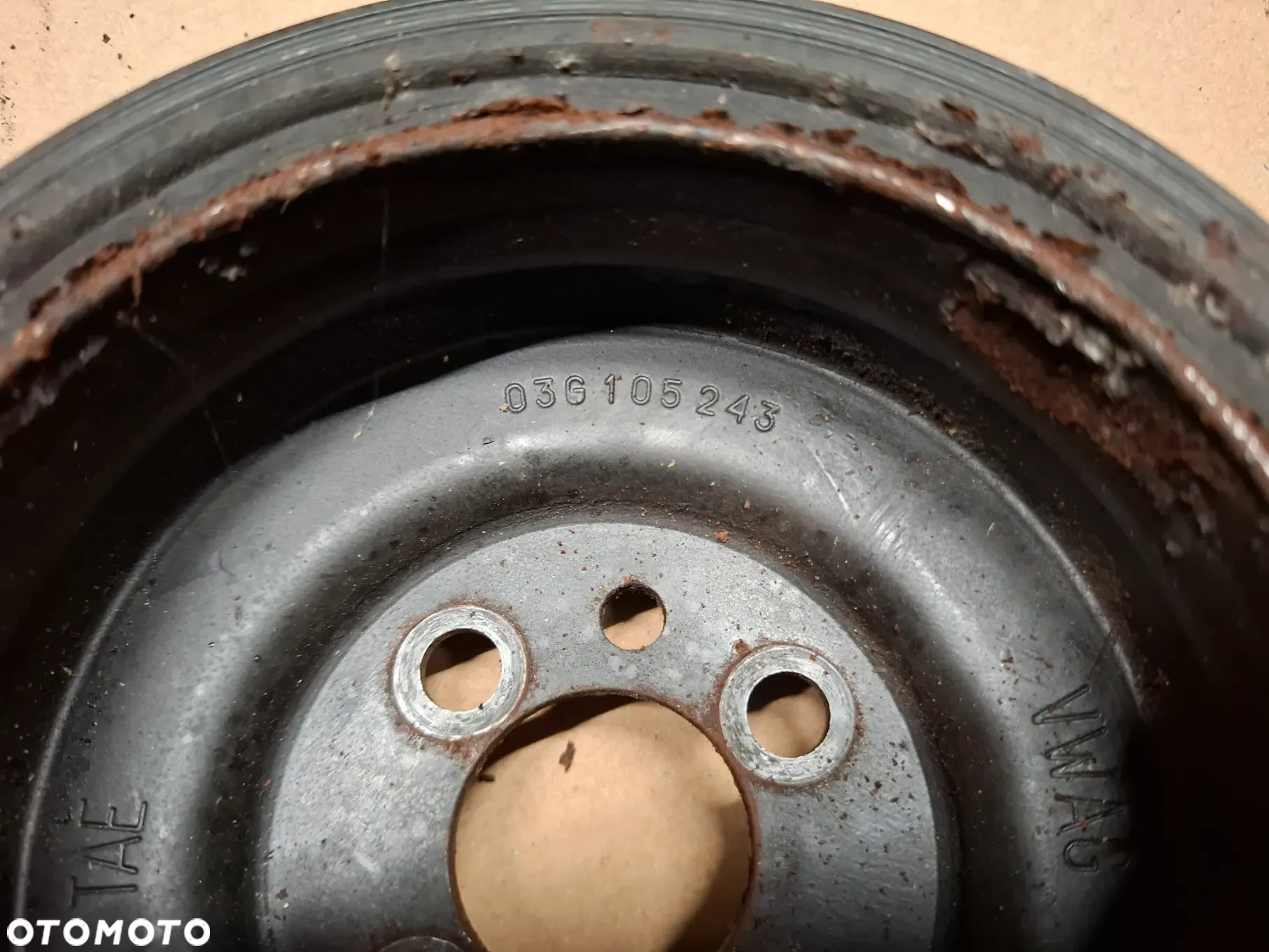 KOLO PASOWE WALU VW SEAT SKODA AUDI 1.9TDI 03G105243 SLASK WYSYLKA - 2