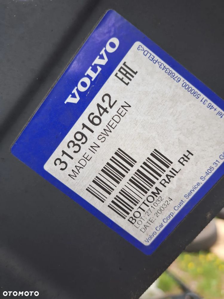 Próg prawy Volvo V40 V-40 II 31391642 2012-2019 - 3