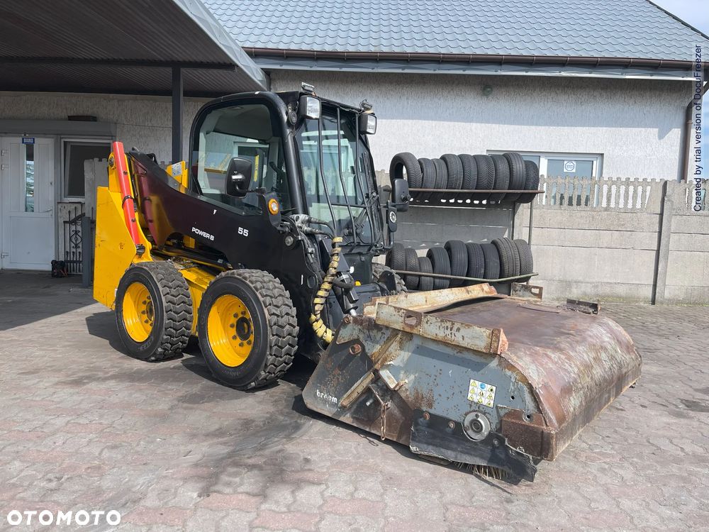 JCB Miniładowarka Jcb 155 Rok 2014 Idealny stan Oryginał TYLKO 3900 MTG Zamiatarka Krokodyl w osprzęcie - 3