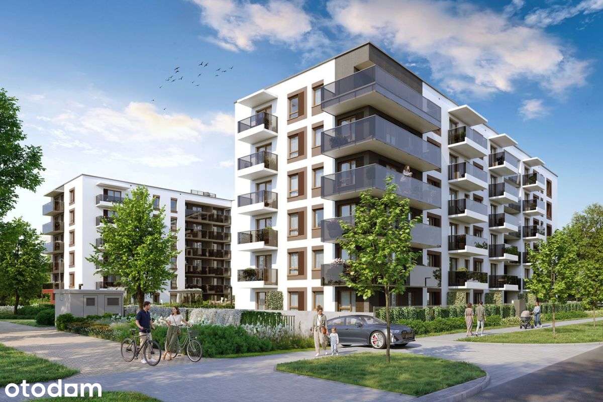 2-pokojowe mieszkanie 37m2 + balkon Bez Prowizji