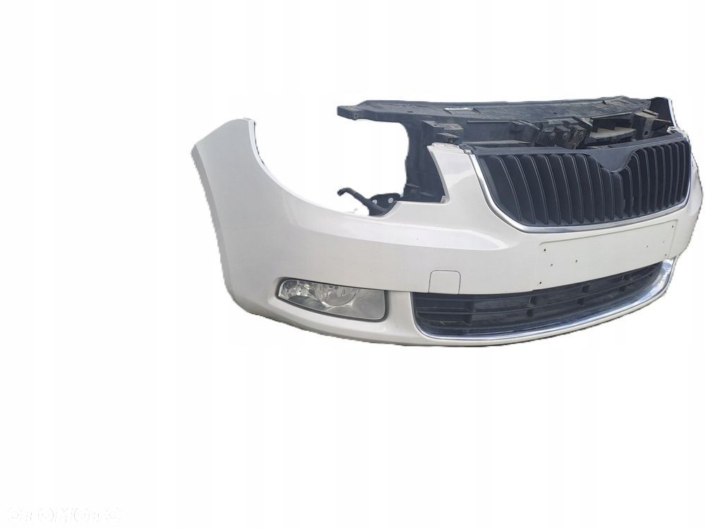 skoda superb ii 08-13r maska zderzak pas błotnik xenon lf9e europa - 4