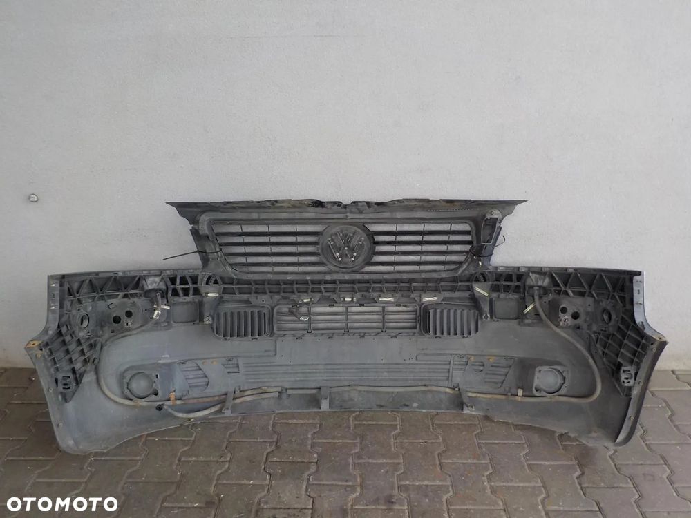 VW T5 03- ZDERZAK PRZÓD PRZEDNI + SPRYSKIWACZE LAMP - 8