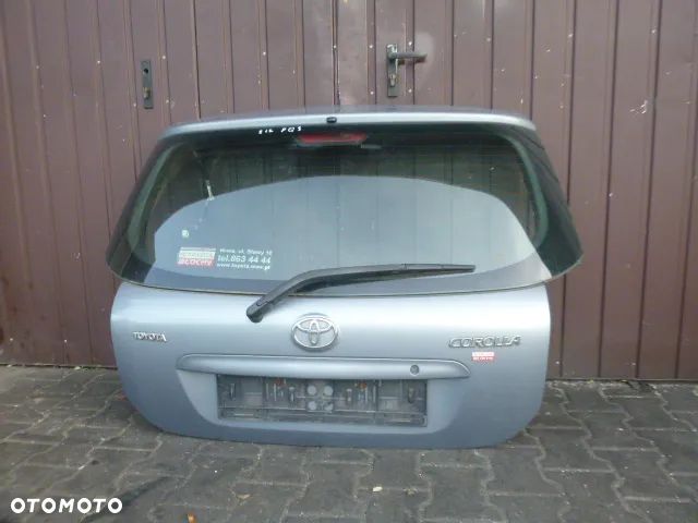 KLAPA TYŁ TYLNA KOMPLETNA TOYOTA COROLLA E12 3D 01-07 KOLOR 8Q3 - 1