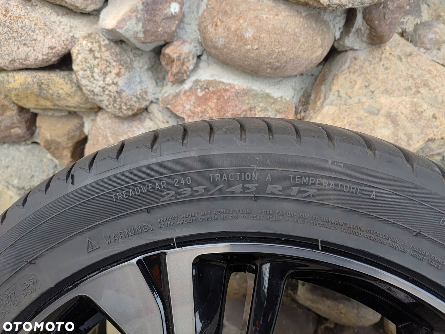 HONDA CIVIC X FELGA FELGI ALUMINIOWA Z OPONAMI 17080A 17" 5x114.3 ET 50 - 8