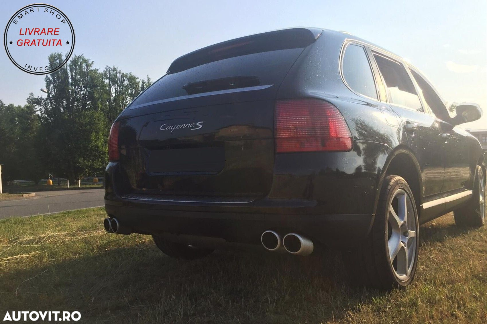 Ornamente Evacuare Porsche Cayenne 92A V6 V8 Petrol (05.2010-09.2014) GTS Design S- livrare gratuita - 5