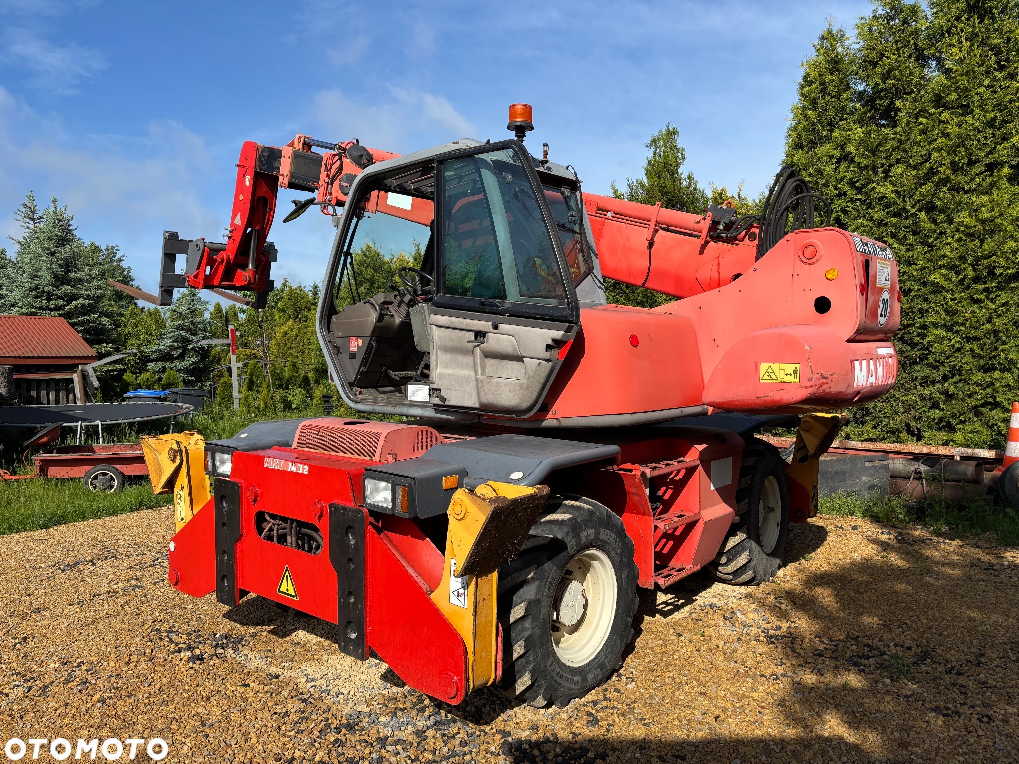 Manitou MRT1432 ROTO 4x4x4 widly silnik PERKINS Nowa pompa hydrauliczna, obrotowa, 4podpory - 7