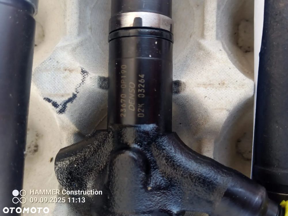 WTRYSKIWACZE WTRYSKI AVENSIS II T25 LIFT 2.0 D4D 23670-0R190 TOYOTA 2006-2009 - 2