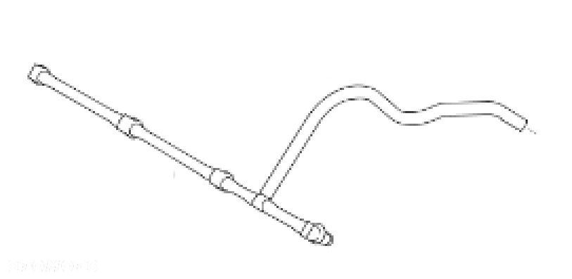 MERCEDES DIESEL OM640 Przewod przelewowy oleju OE - 1