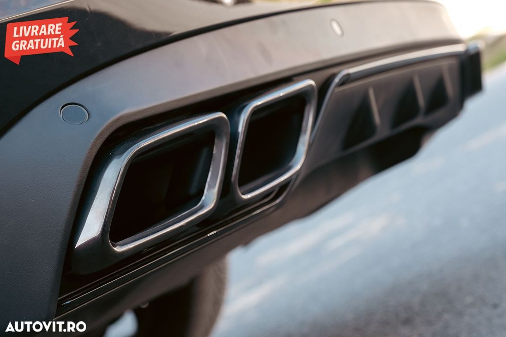 Ornamente Bara Spate Flapsuri Mercedes C Class W205 (2014-2020) Carbon Film- livrare gratuita - 25