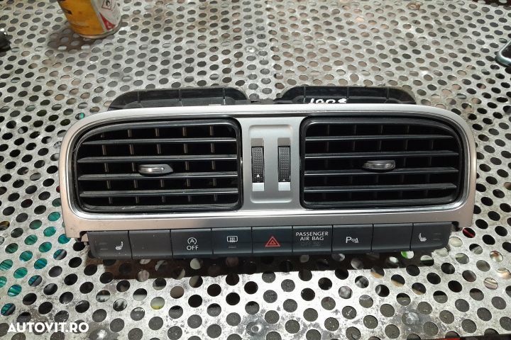 Grila ventilatie bord centru Volkswagen VW Polo 5 6R [2009 - 2015] Ha - 1