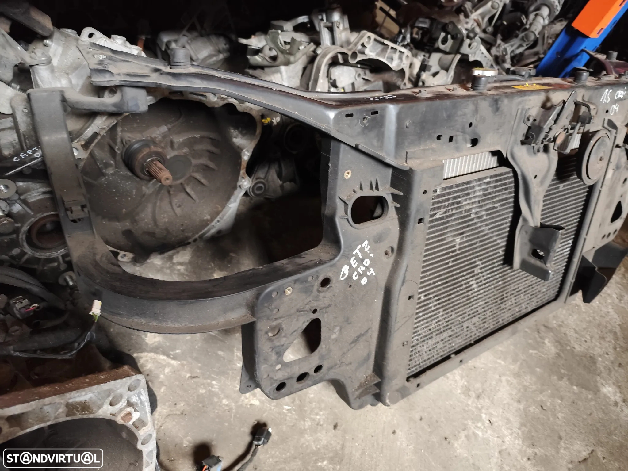 HYUNDAI GETZ 1.5 CDRI FRENTE FIBRA RADIADOR TERMOVENTILADOR - Z481 - 2