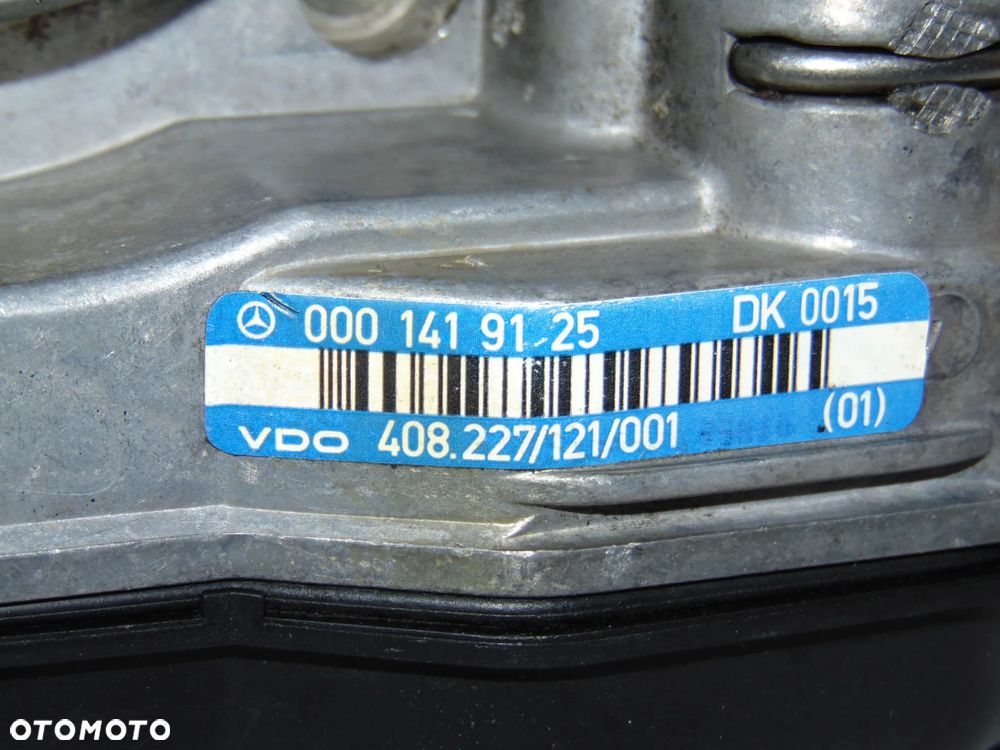 Przepustnica 0001419125 408.227/121/001 Mercedes W202 C180 C Klasa 1.8 - 2