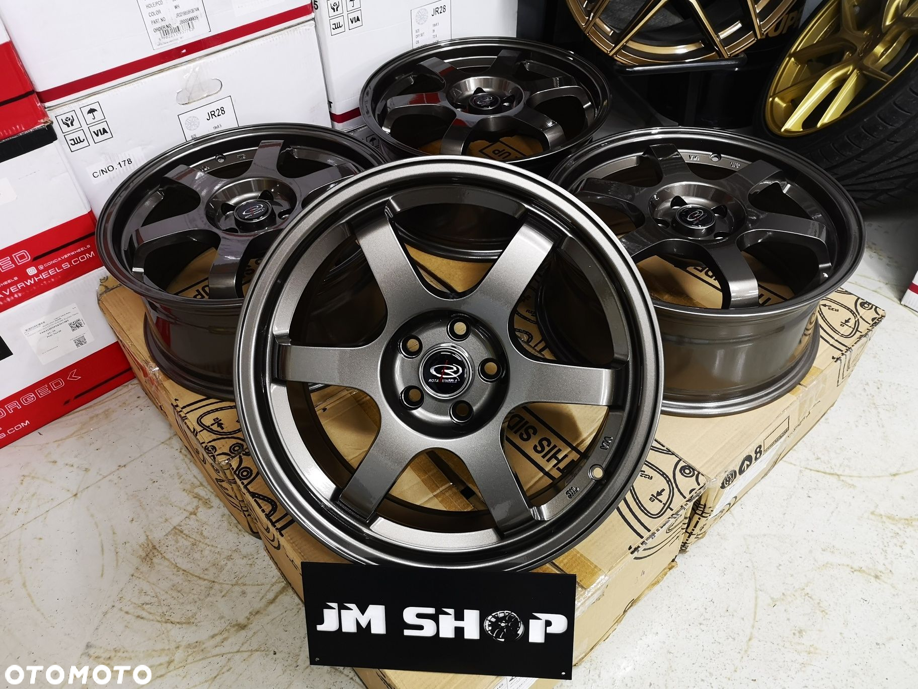 Felgi Rota Grid 17" 18" 5x100 Bronze Subaru BRZ Impreza - 4