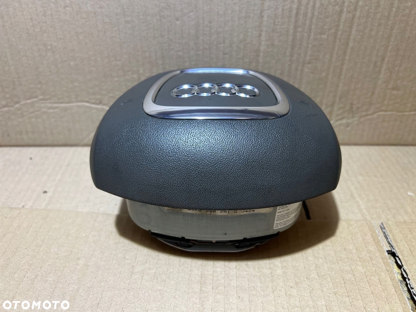 AUDI A5 8T A4 B8 PODUSZKA POWIETRZNA AIRBAG KIEROWCY 3RAM 8K0880201G - 6