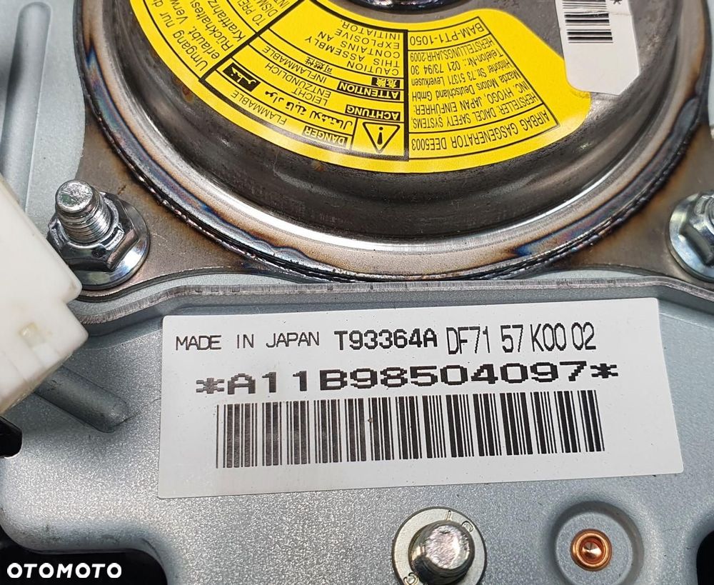 PODUSZKA AIRBAG KIEROWCY MAZDA 2 DE DF7157K0002 - 5