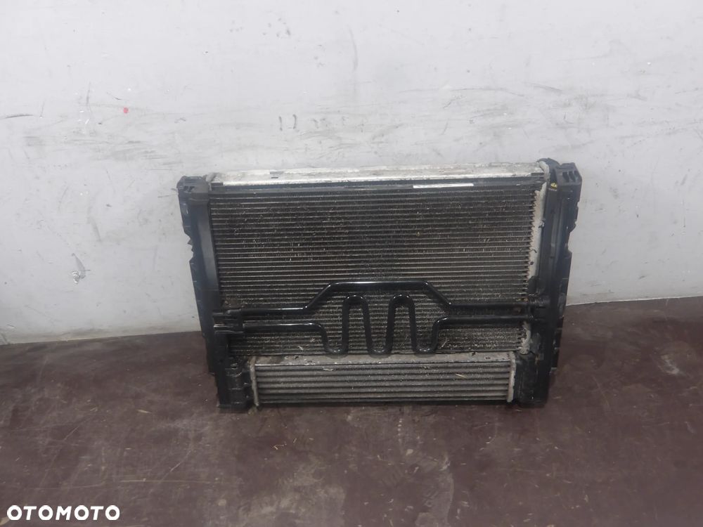BMW E91 KOMBI 2.0D KOMPLET CHŁODNIC WODY KLIMATYZACJI POWIETRZA 6930039 7524916 - 1