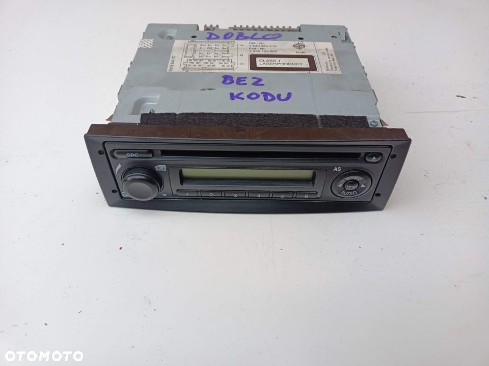 RADIO FIAT DOBLO OPEL COMBO 10- 7355124860 - 1
