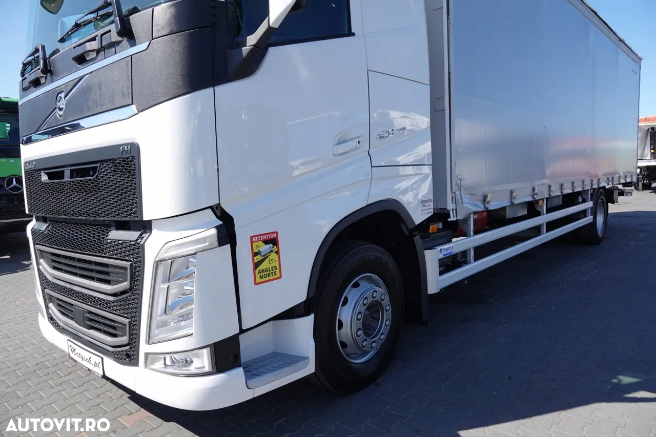 Volvo FH 420 / 4x2 / SOLÓWKA / CORTINA 9,10 M / I-PARK COOL / DHOLLANDIA ELEVATOR 2000KG / DUPA CONTRACTUL DE SERVICE - 6