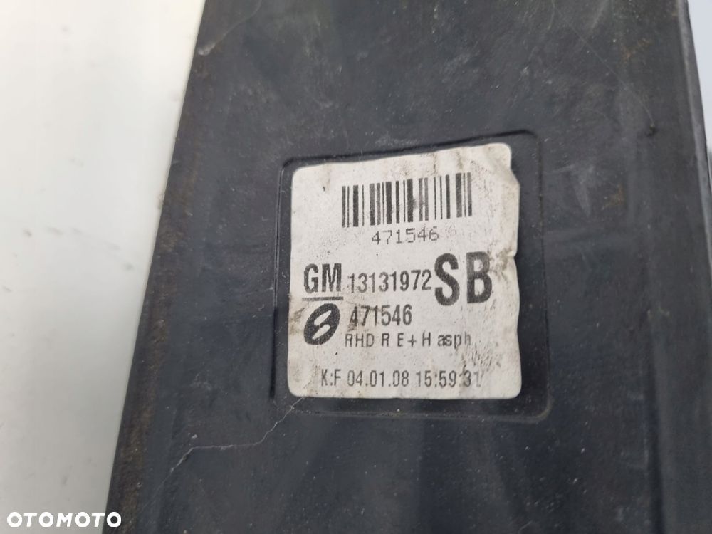 LUSTERKO PRAWE Opel Zafira B _ PASAŻERA 5 Pin kabli ANGLIK 13131972 - 4