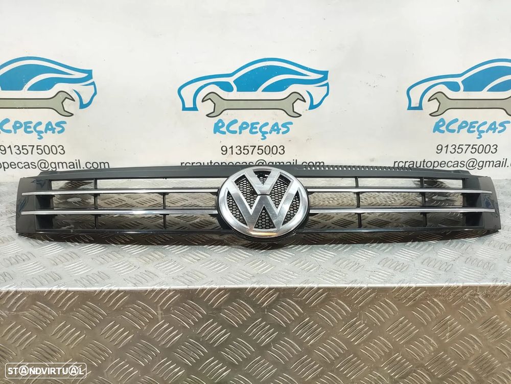 GRELHA CENTRAL FRENTE FRONTAL ORIGINAL VW VOLKSWAGEN SHARAN II 2 MK2 7N 7N1 7N2 7N0853653 SIMBOLO LOGOTIPO - 5