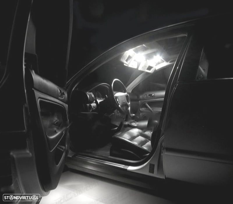 KIT COMPLETO DE 17 LAMPADAS LED INTERIOR PARA VOLKSWAGEN VW PASSAT B5 SEDAN 97-05 - 5