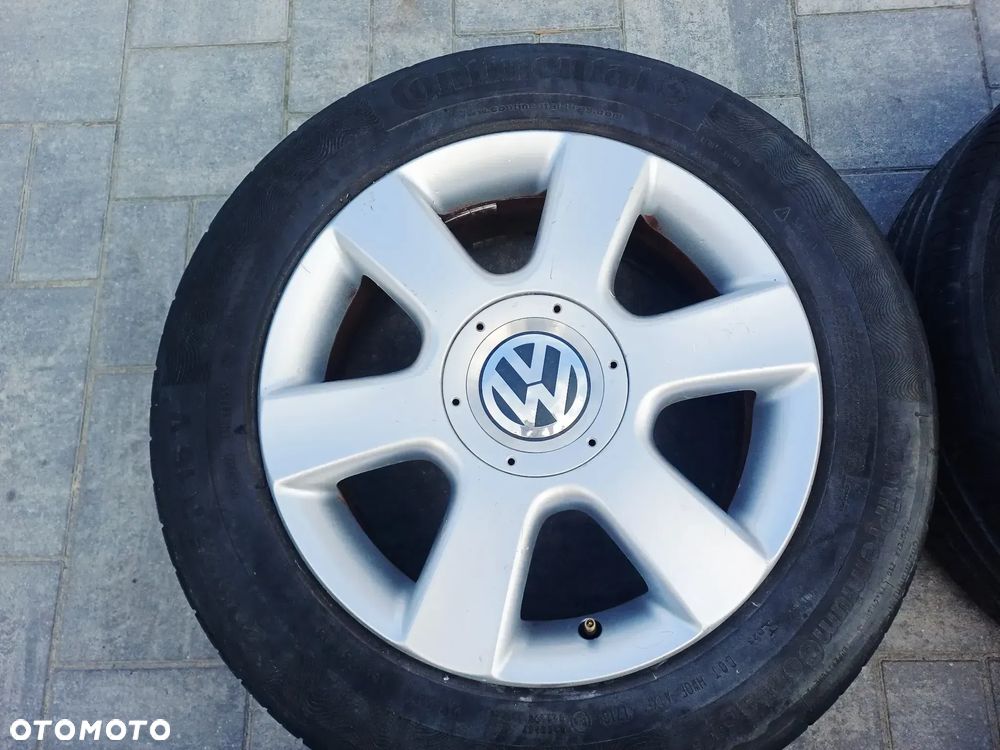 FELIGI Z OPONAMI KOŁA ALUMINIOWE VW TOURAN I R16 5X112 ET50 57,1 mm OPONY CONTINENTAL 205/55 R16 LATO NR5 - 4