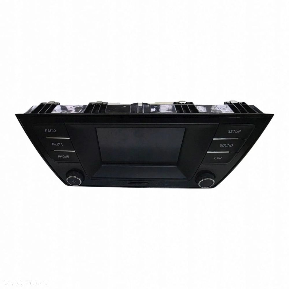 RADIO WYŚWIETLACZ EKRAN SKODA FABIA III MK3 OE 6V0035871D - 1