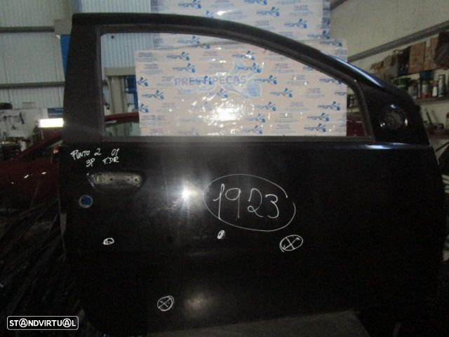 Porta POR1923 FIAT PUNTO 2 2001 3P PRETA FD - 5