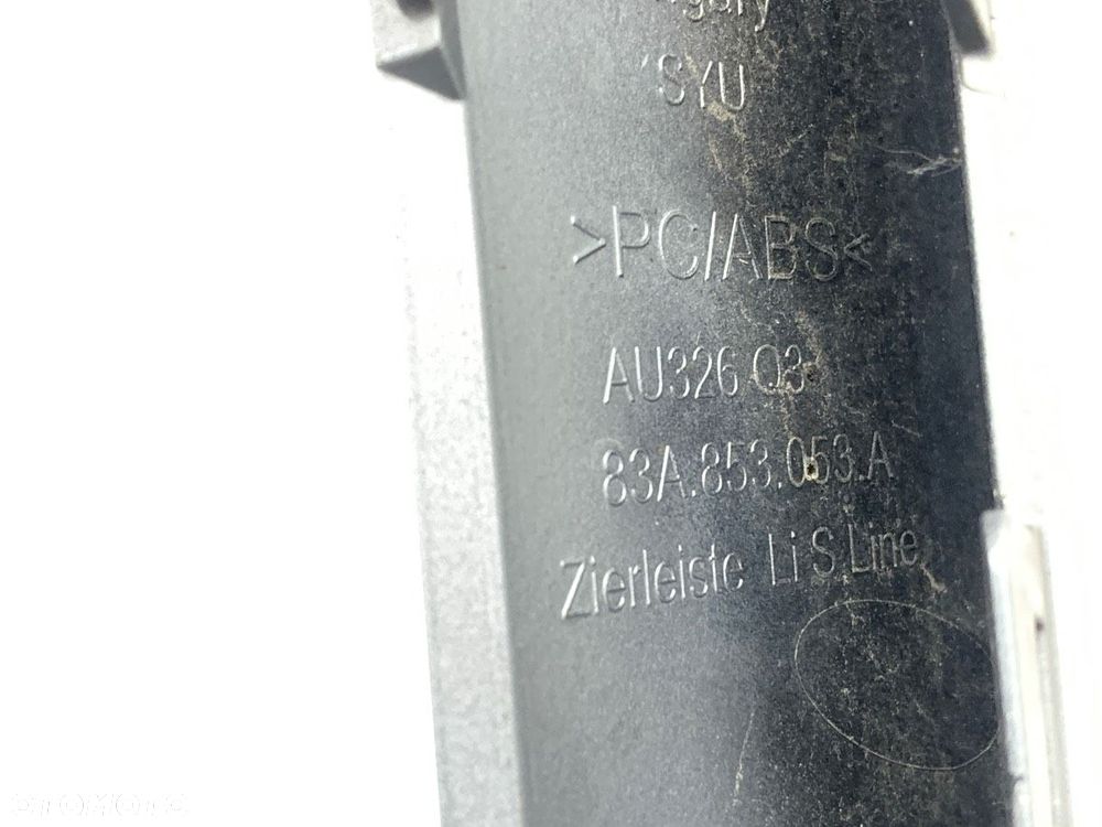 KRATKA ZDERZAKA PRZÓD LEWA  AUDI Q3 Sportback (F3N) 2019 - 2022  83A853053A - 4