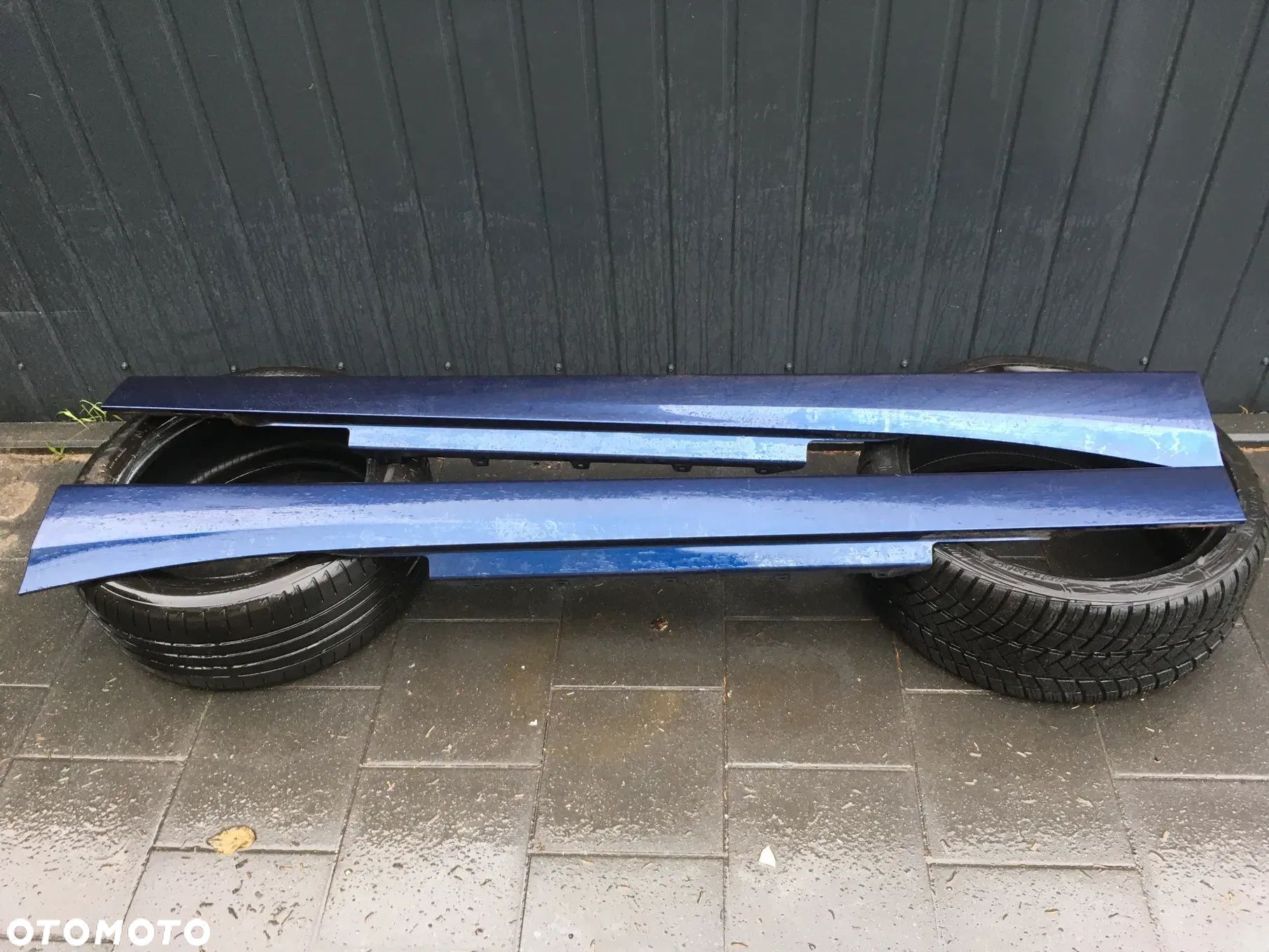 BMW 1 F21 2 F22 F23 LISTWA PROGOWA PRAWA LEWA A76 TIEFSEEBLAU - 1
