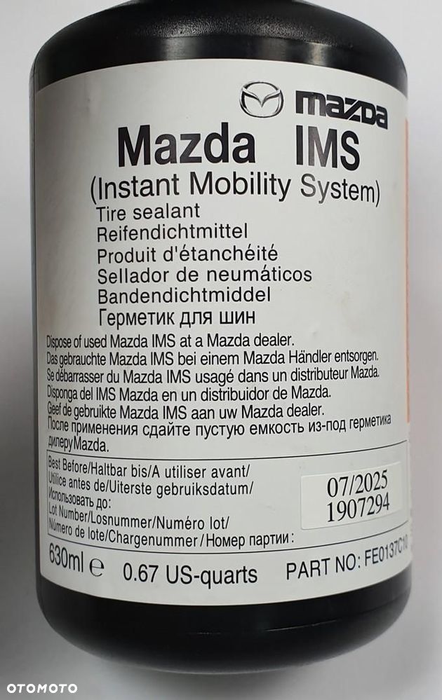 KLEJ DO OPON MAZDA CX-30 1907294 FE0137C10 - 2