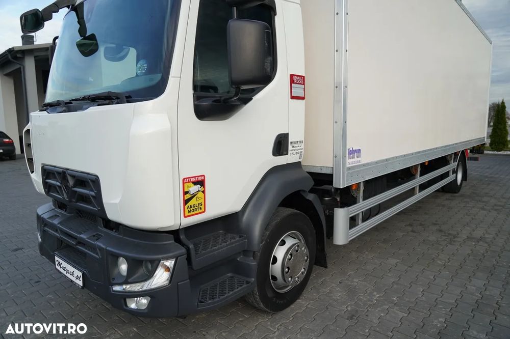 Renault D 210 / 4x2 / CONTAINER / 8,6 M / PODEA RESISTENTĂ / ELEVATOR DHOLLANDIA - 10