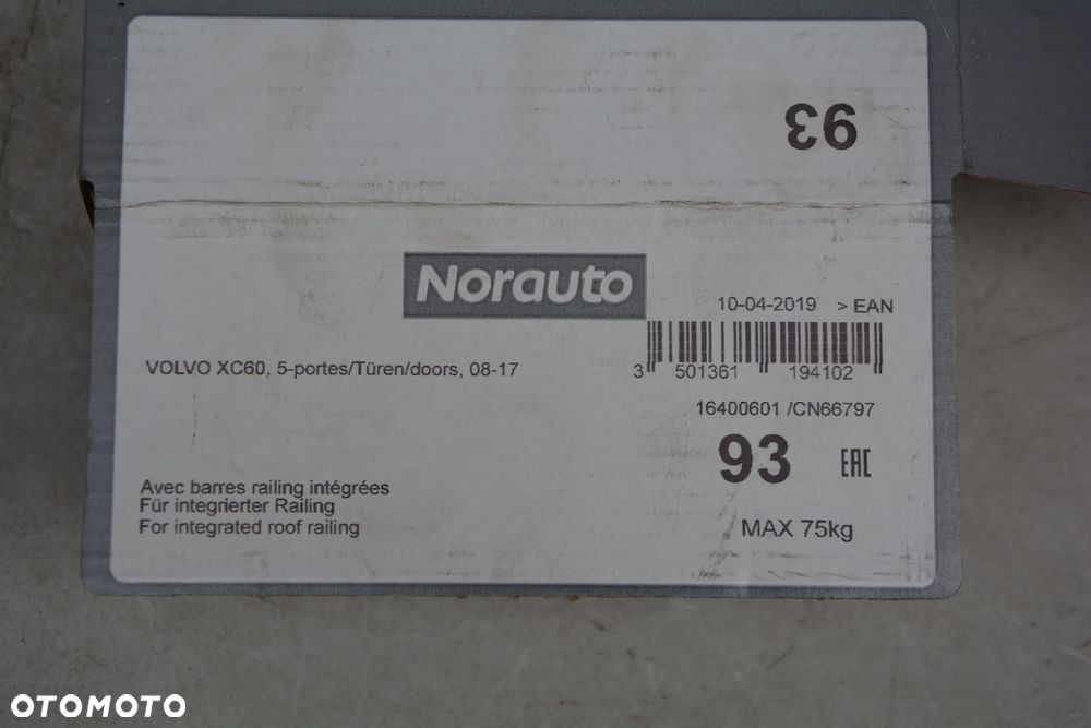 Volvo XC60 2008-17 - bagażnik dachowy Thule - 3