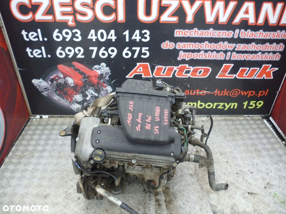 SILNIK SUZUKI SX4 VITARA 1.6 B M16A 86 TYS ZMIENNE FAZY - 1