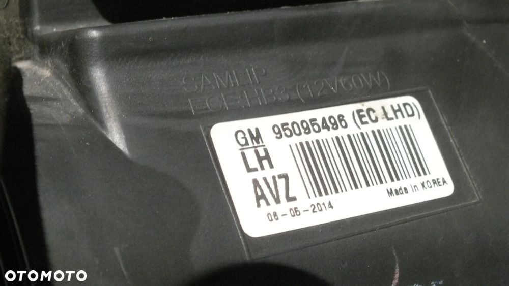 Lampa przednia lewa Opel Mokka czarna - 4