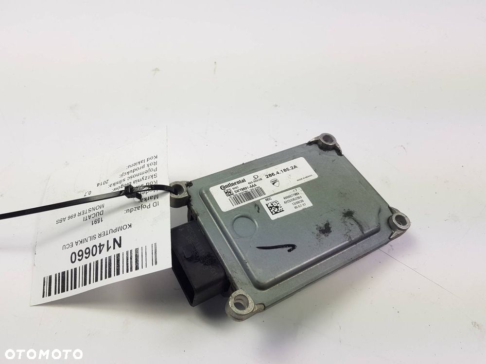 KOMPUTER SILNIKA ECU DUCATI MONSTER 696 ABS 5WY8691-AAA - 4
