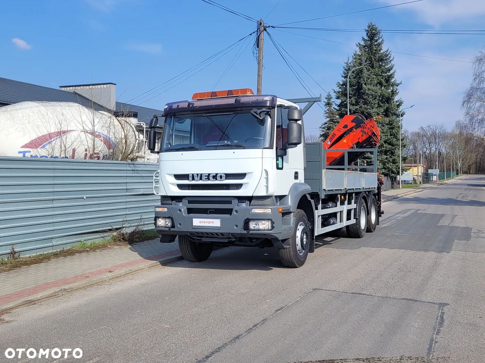 Iveco TRAKKER 260T36 6x4 // HIAB 288 E-6 16m 6 WYSUWÓW // PILOT HDS RADIOWY // MOCNY ŻURAW DŹWIG DUŻY // KLIMA // BLOKADY - 12